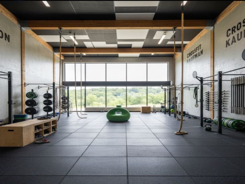 A blueprint with flooring specifications